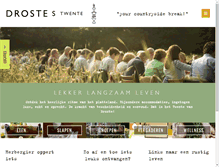 Tablet Screenshot of drostes.nl